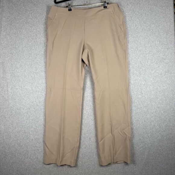 New Chico's Size 3, 16, XL The Ultimate Fit Manhattan Straight Leg Regular Pants - Picture 1 of 10
